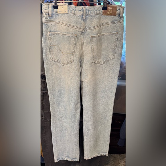 NWOT Free People We the Free Zane Relaxed Slim Straight Jeans - Aegean Blue - 29 - Picture 8 of 10
